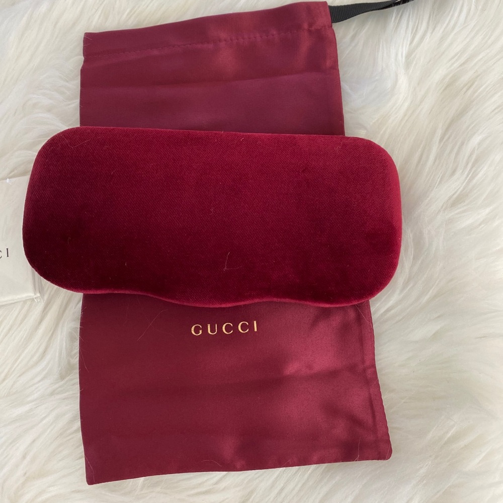Gucci 51MM oversize pink glitter sunglasses - Picture 11 of 11